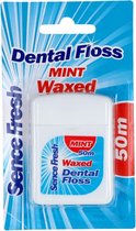 Sencefresh Dental Floss Mint Waxed 50 mtr.