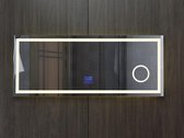 Excellent miroir de salle de bain Excellent Wellness - 150x60 - Bluetooth - Haut-parleur - Eclairage LED 3 positions - Miroir de Maquillage - Date / heure - Anti-buée