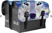 BECK Classic Wolf Dubbele Fietstas 46 Liter