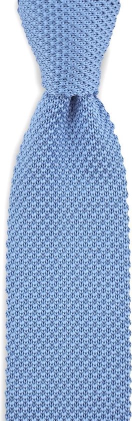 Cravate tricotée Sir Redman bleu clair, polyester