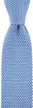 Sir Redman - gebreide stropdas - lichtblauw - polyester