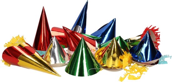 Chapeaux de fête en papier paquet de 30 pièces | bol.com
