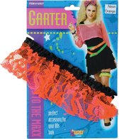 Neon oranje kousenband dames