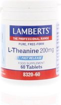 Lamberts L-Theanine 200 mg - 60 Capsules - Voedingssupplement