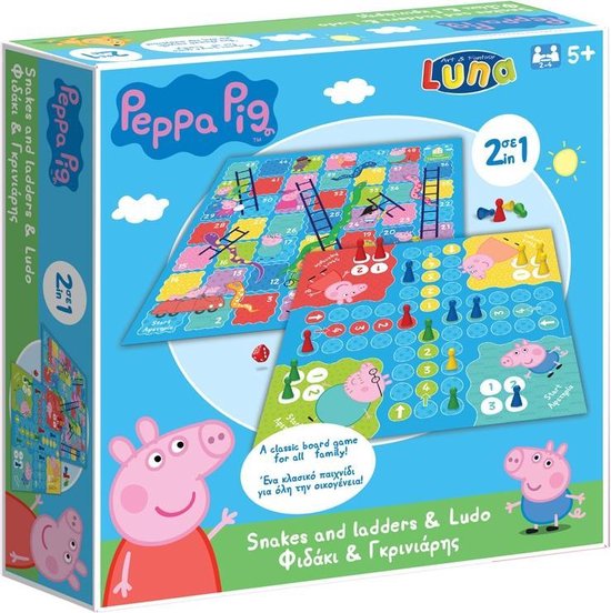 Afbeelding van het spel Luna Bordspellen Peppa Pig 21,5 Cm Karton 2 Stuks