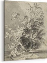 Schilderij - Vaas met bloemen — 70x100 cm