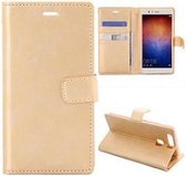 Huawei P9 PLUS 5.5 Hoesje Wallet Case Goud