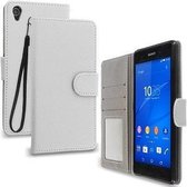 Sony Xperia Z3 Hoesje Wallet Case Wit