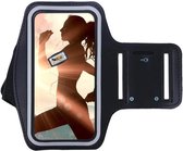 Brassard de Sport / course - Pour iPhone 11 - Samsung Galaxy S3 / S4 / S5 / S6 / S7 / S8 / S9 / S10 - Réglable - Rotatif - Facile avec des écouteurs / écouteurs - Jogging, Vélo , gym, etc. - Zwart