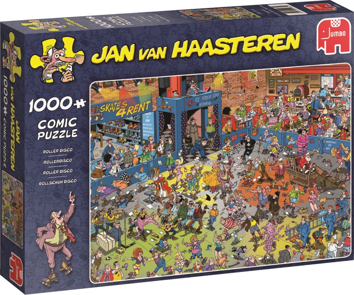 Jan van Haasteren Rollerdisco puzzel - 1000 stukjes
