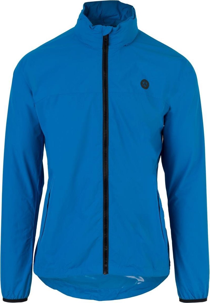 AGU GO Regenjas Essential Regenjas Dames & Heren Ademende en Waterdichte Regenjas Fietsjack Blauw