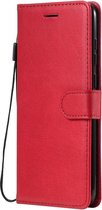 Coverup Book Case - Geschikt voor Samsung Galaxy M11 / A11 Hoesje - Rood