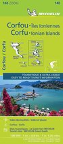 Michelin Zoom 140 Wegenkaart Corfu / Korfoe & the Ionian Islands