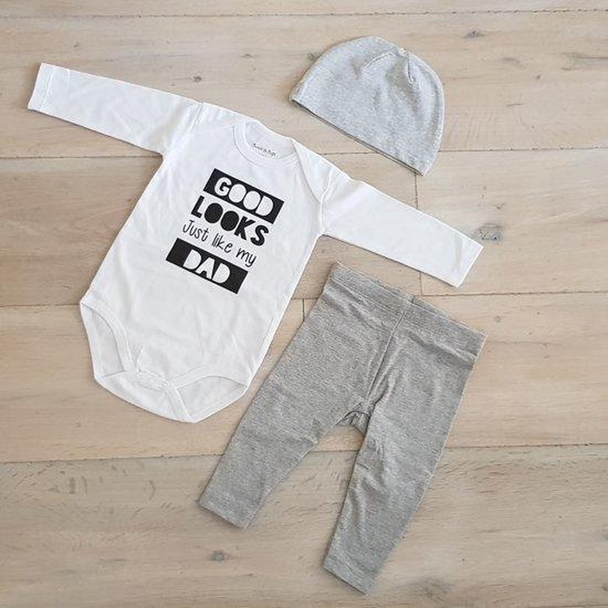 Goedkoopste Baby cadeau geboorte meisje jongen set met tekst aanstaande zwanger kledingset pasgeboren unisex Bodysuit | babykleding Huispakje | Kraamkado | Gift Set babyset kraamcadeau pakje babygeschenk babygeschenkset kraampakket