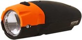 koplamp Goma led batterijen 8 cm oranje/zwart