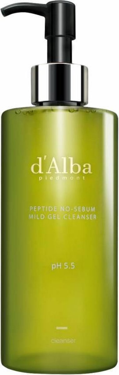 d'Alba peptide no sebum mild gel cleanser- 300ml | bol.com
