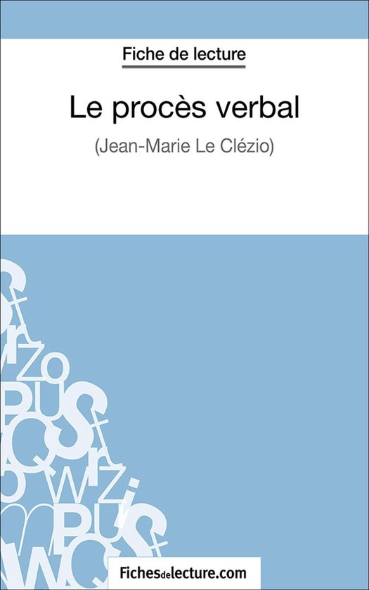 Le procès verbal - cover