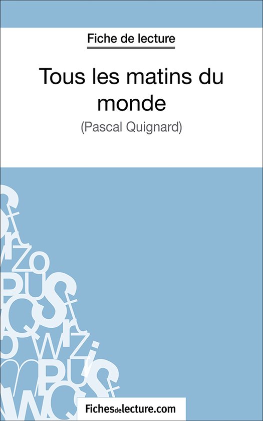 Tous les matins du monde - cover