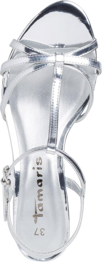 Tamaris sandalen met riem Zilver-37 | bol.com
