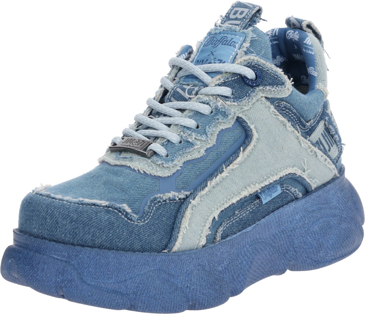 Buffalo sneakers hoog buffalo x j1mo71 by lisa \u0026 lena - denim style Blauw  Denim-41 | bol.com