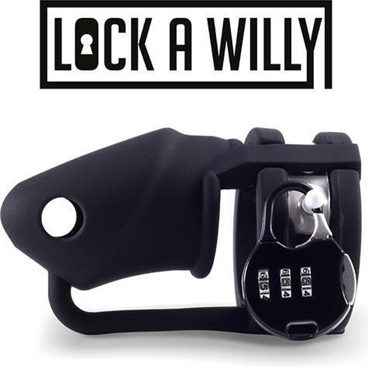 Lock-a-Willy - Peniskooi - Kuisheidskooi Lock a Willy - Cock cage - Chastity Cage - Siliconen Penis Kooi