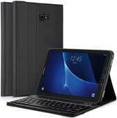 Samsung Galaxy Tab A 10.1 SM T580 /SM T585N Hoesje Bluetooth Toetsenbord Hoes Zwart