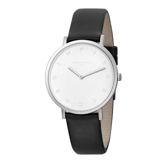 Pierre Cardin Womens Analogue Watch Belleville Tribute with Leather Strap