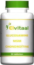 Elvitaal Glucosamine Msm Chrondroïtine 90 tab