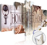 Schilderijen Op Canvas - Afbeelding op acrylglas - The Right Key for The Right Door [Glass] 200x100 - Artgeist Schilderij