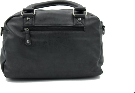 Nuba Design - Western Bag - Schoudertas / Handtas / shopper - Dames Tas - Middel formaat - Zwart / Antraciet - Nuba Design