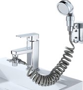 Wastafeldoucheset - mobiele handdouche - wandhouder / wastafeldouche / spoeldouche /inbouw douchekop