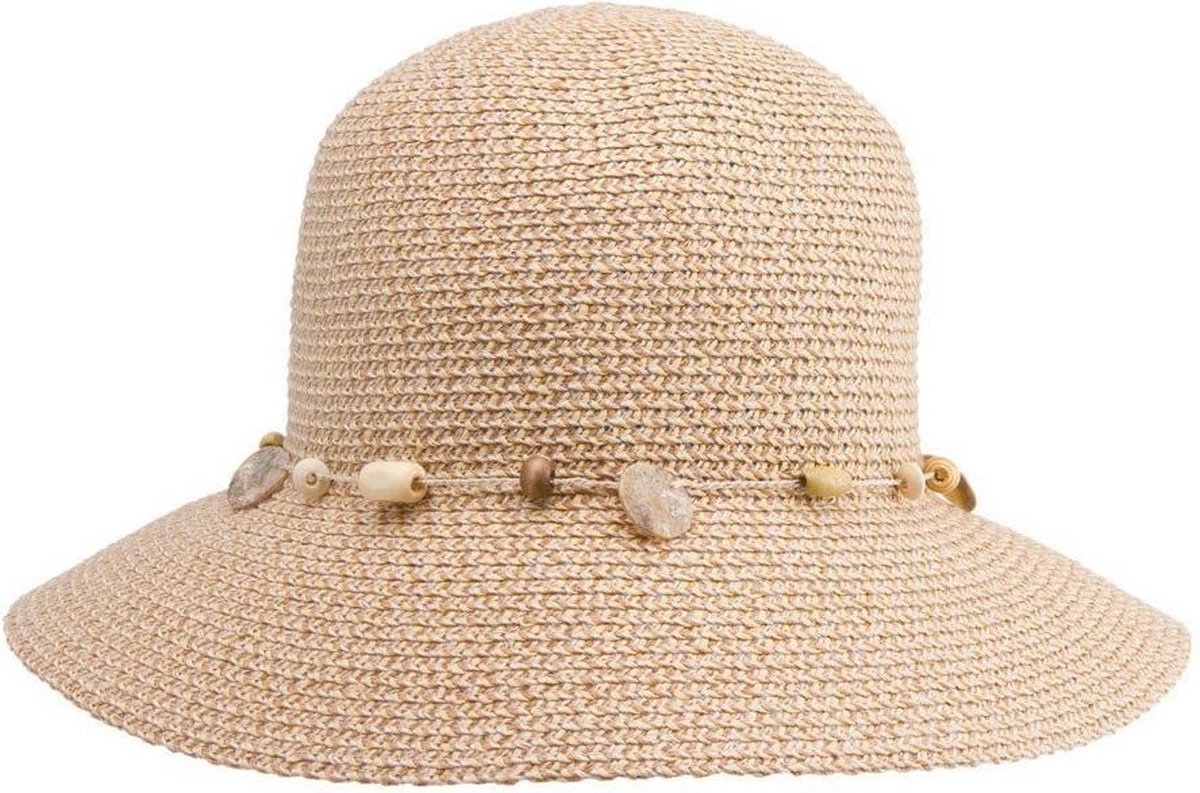 Bucket Hat Dames Zonnehoed - UV bescherming UPF50+ - Gatsby - Maat: 58cm verstelbaar - Kleur: Natural
