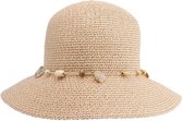 Bucket Hat Dames Zonnehoed UV bescherming UPF50+ Gatsby - Maat: 58cm verstelbaar - Kleur: Natural