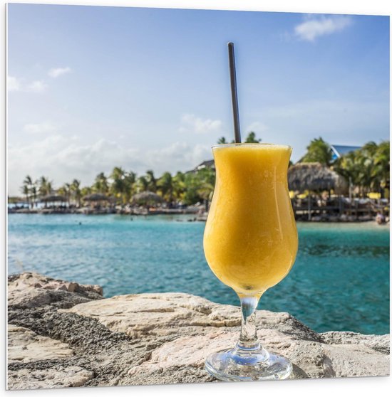 Forex - Gele Cocktail op Vakantiebestemming - Foto op Forex
