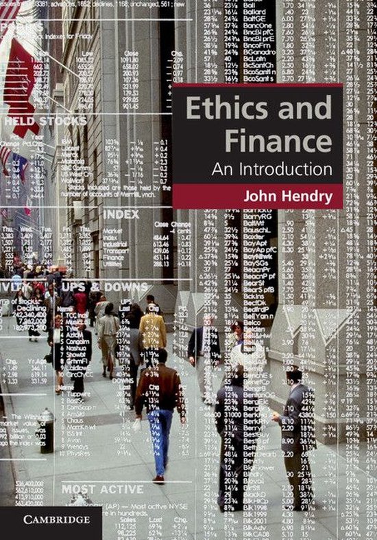 Cambridge Applied Ethics - Ethics and Finance - cover