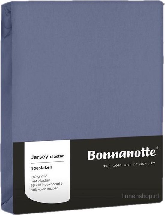 Bonnanotte (topper) Hoeslaken Jersey Elastan Denim 180/200x200/220 | bol.com