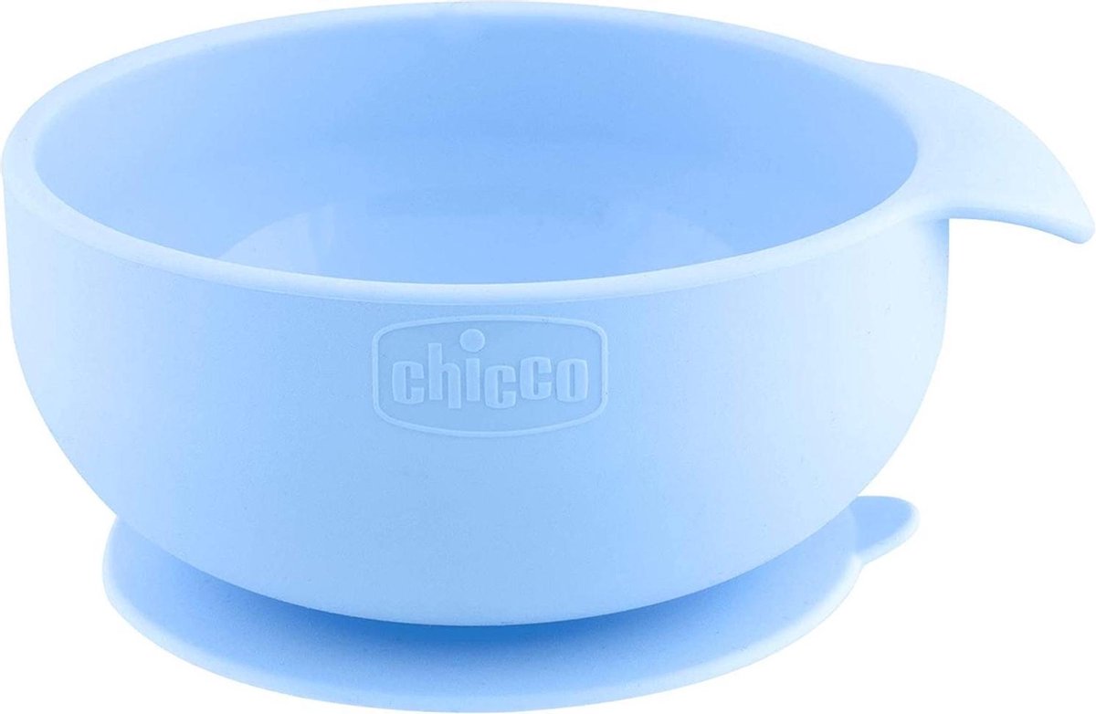 Goedkoopste Chicco Kom Met Zuignap Jongens 12,5 Cm Siliconen Blauw