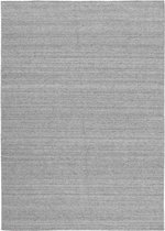 Nouveau Plain Light Grey Vloerkleed - 170x240  - Rechthoek - Laagpolig Tapijt - Industrieel - Grijs