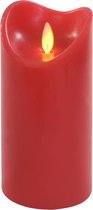 Magic Flame Stompkaars Led 7 X 12 Cm Wax Rood