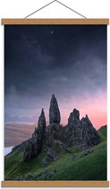 Schoolplaat – Rotsachtige Bergen - 40x60cm Foto op Textielposter (Wanddecoratie op Schoolplaat)