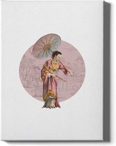 Chinese Lady - Walljar - Wanddecoratie - Poster ingelijst