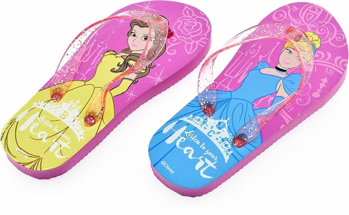 Disney Princess Teenslippers Badslippers 1 Paar - 33-34