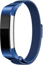 Shop4 - Fitbit Alta Bandje - Metaal Blauw