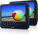 Akai ACVDS738T - Portable DVD-speler met 2 schermen  - 7 inch - Zwart