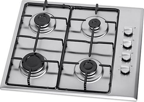 Everglades EVBI850 plaque Acier inoxydable Intégré (placement) Gaz 4 zone(s)