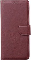 Xssive Hoesje voor Motorola Moto E7 Plus - Book Case - Bruin
