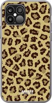 6F hoesje - geschikt voor iPhone 12 - Transparant TPU Case - Jaguar Print #ffffff