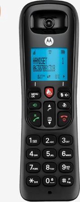 Motorola T301 Zwart - - Voor 23.59u, morgen in huis