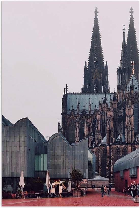 Poster – Kathedraal - 40x60cm Foto op Posterpapier
