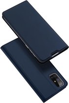 Dux Ducis - Pro Serie slim wallet hoes - Samsung Galaxy M31s - Blauw